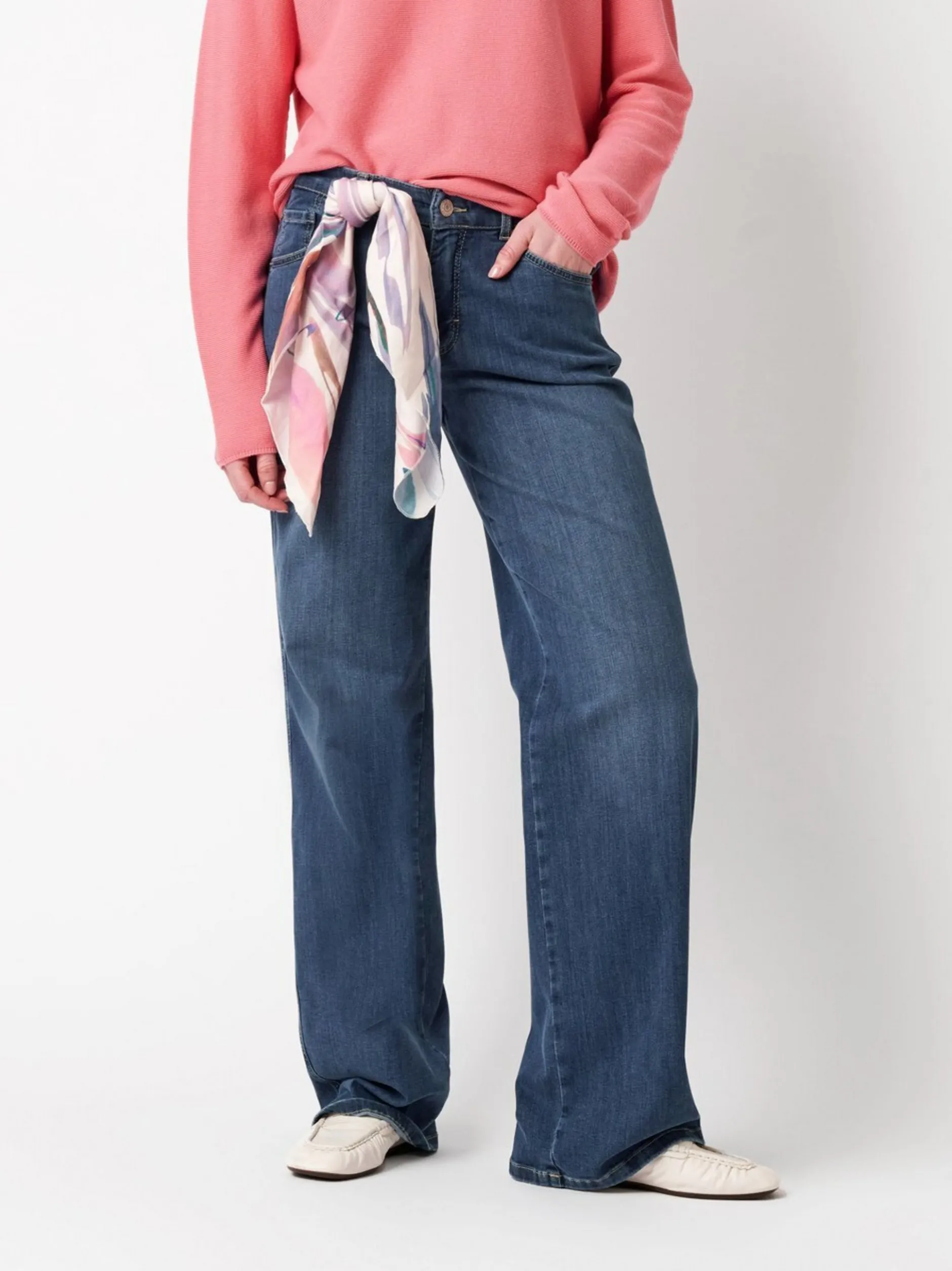 TONI Damen Jeans - Liv Wide in blau - Länge: lang