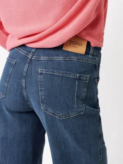 TONI Damen Jeans - Liv Wide in blau - Länge: lang