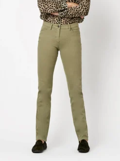 TONI Damen Jeans - Perfect Shape Slim in khaki