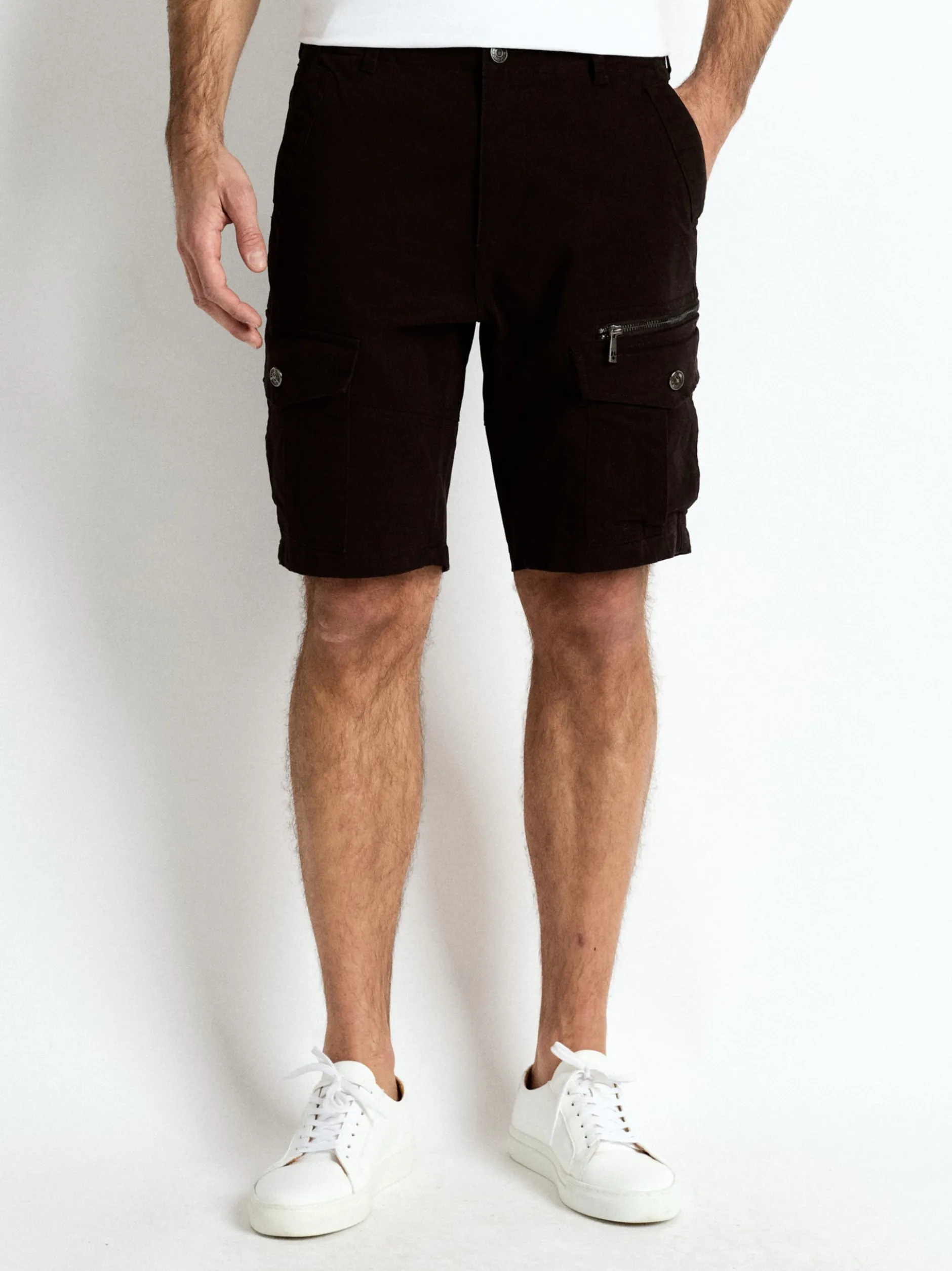 Topgun Herren Cargoshorts in schwarz