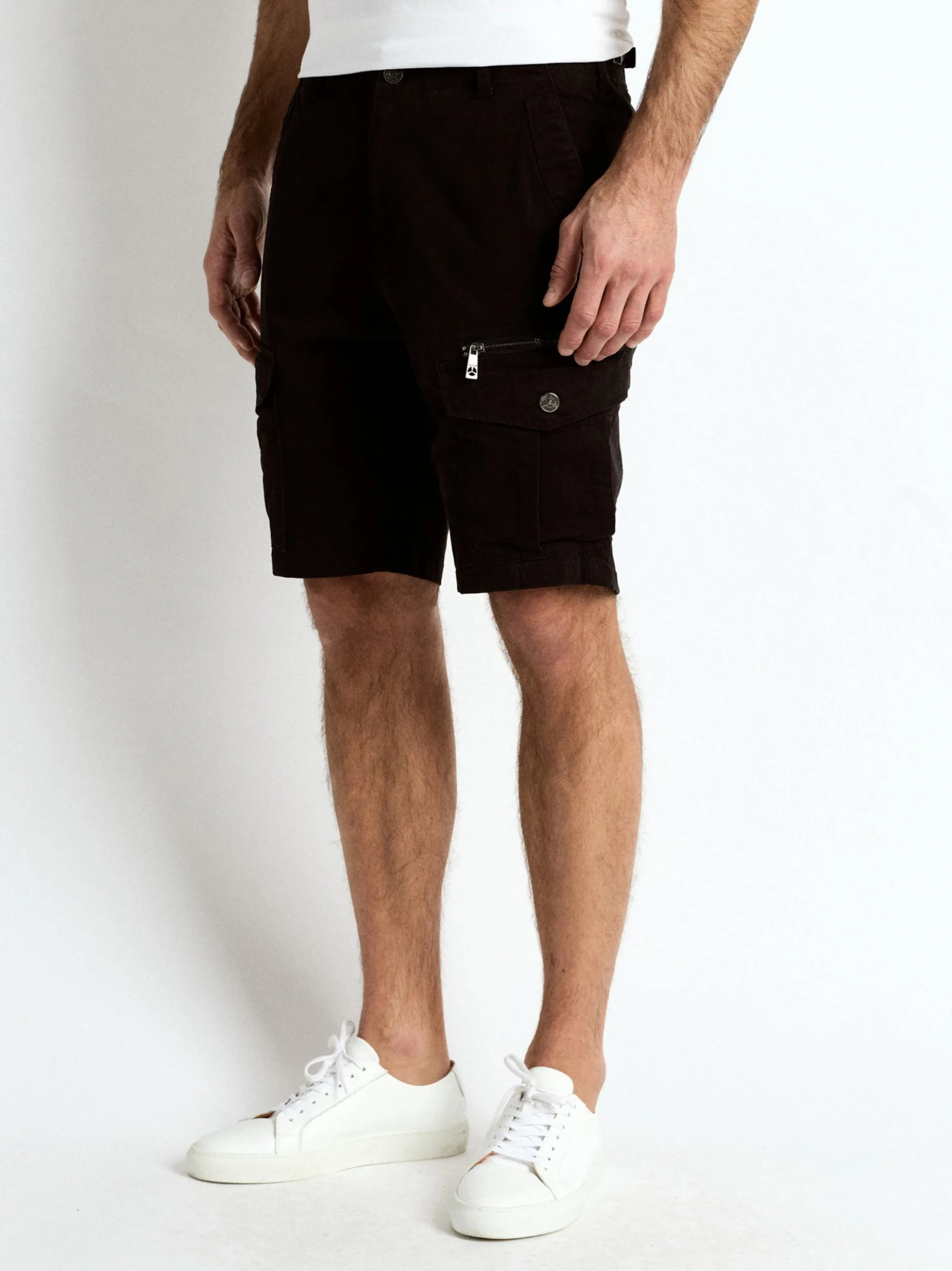 Topgun Herren Cargoshorts in schwarz