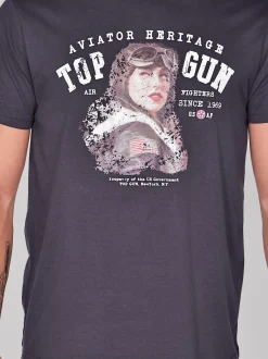 Topgun Herren T-Shirt in blau