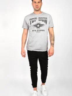 Topgun Herren T-Shirt in grau