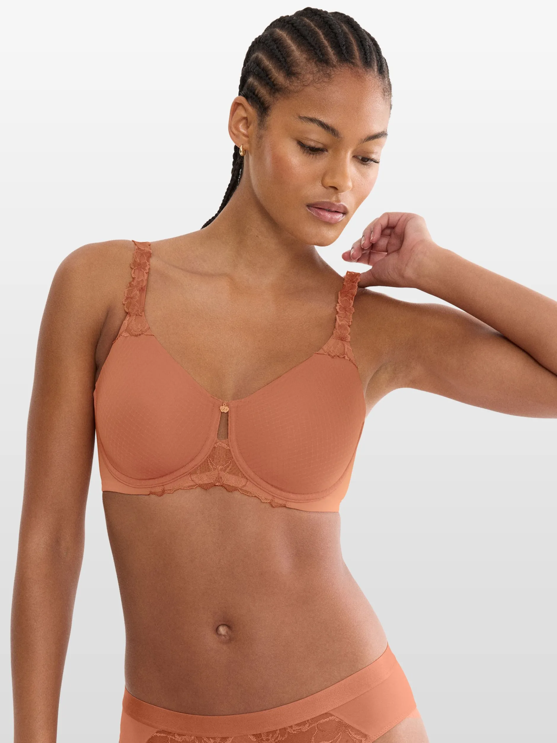 Triumph Damen Bügel-BH - Florale Wild Azalea Florale in orange