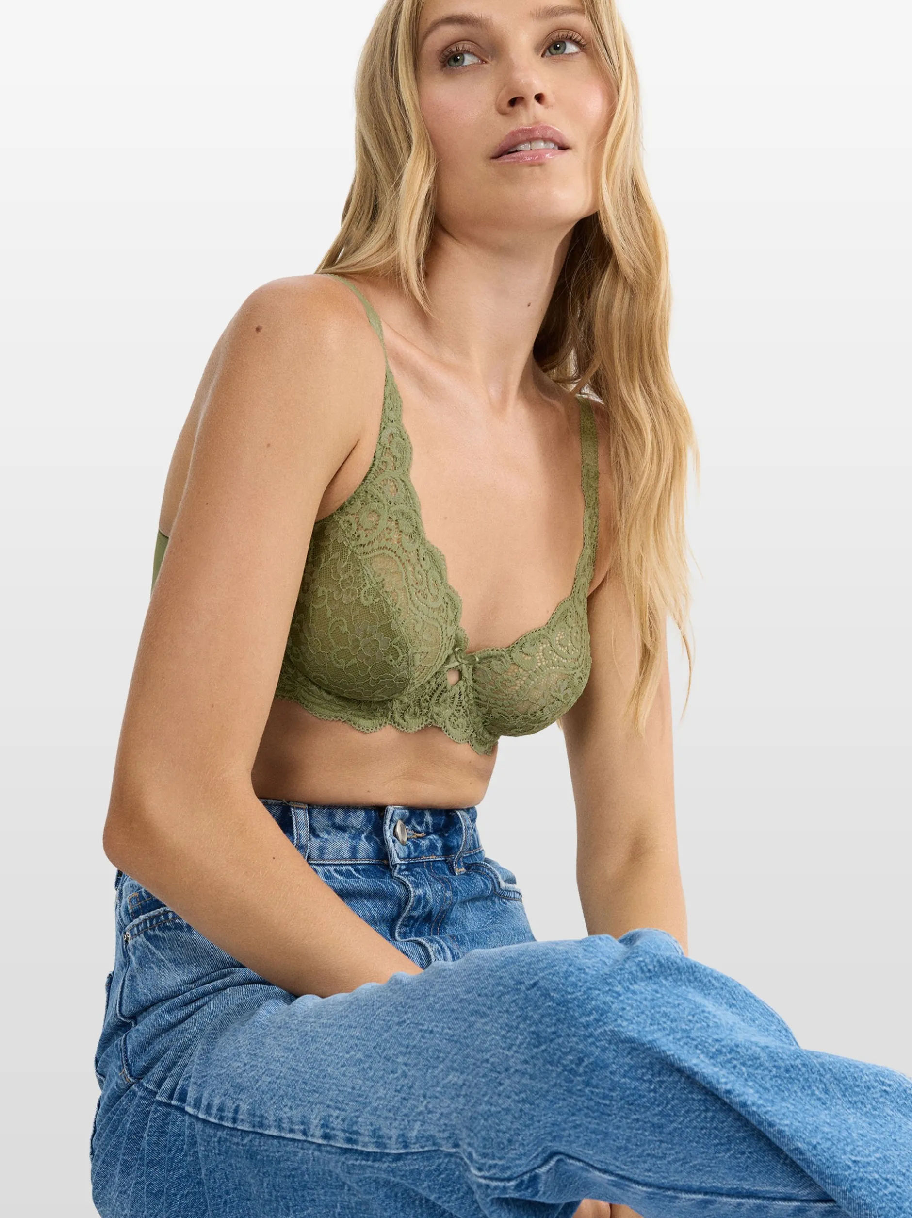 Triumph Damen Bügel-BH - Red Label Amourette in oliv