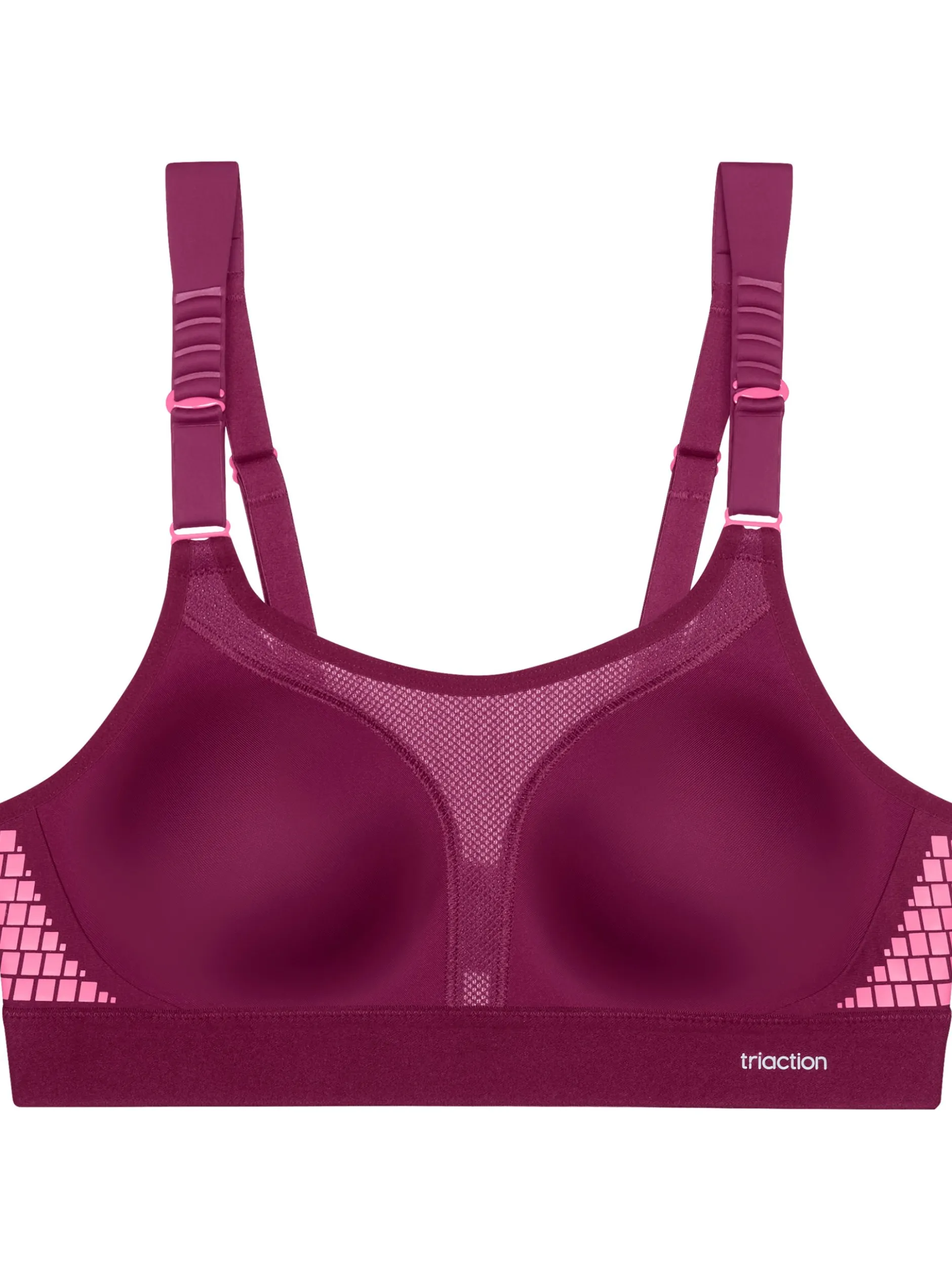 Triumph Damen Bügelloser BH - Triaction Extreme Lite in bordeaux