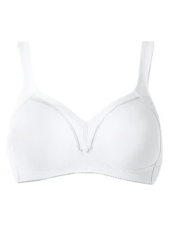 Triumph Damen BH ohne Bügel - Cotton Shaper N in weiß