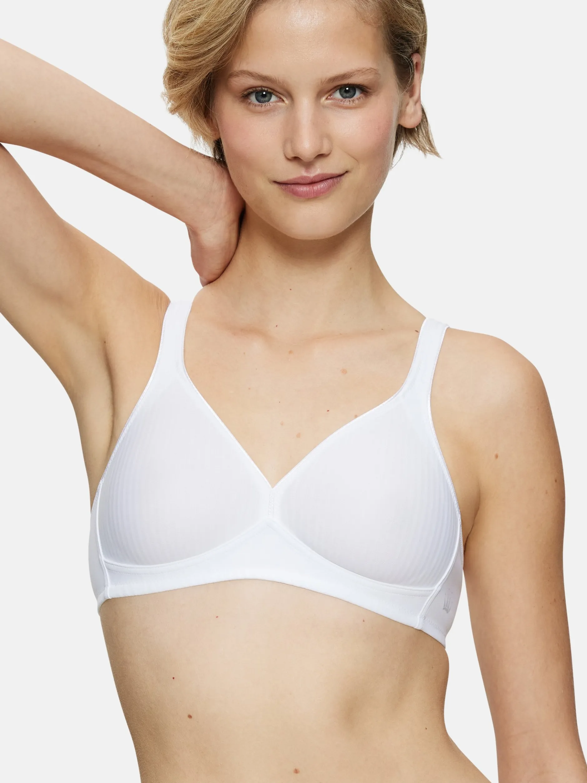 Triumph Damen BH ohne Bügel - Modern Soft & Cotton N in weiß