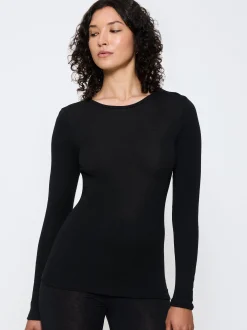 Triumph Damen Longsleeve - Beauty Layers in schwarz