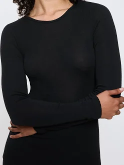 Triumph Damen Longsleeve - Beauty Layers in schwarz