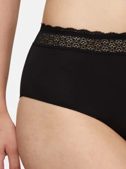 Triumph Damen Midi Slip - 4er Pack Feel of Modal in schwarz