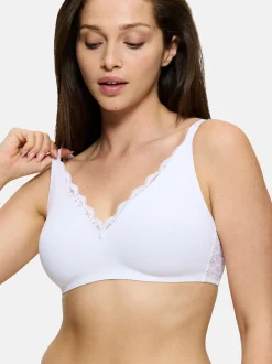 Triumph Damen Minimizer-BH ohne Bügel - Amourette in weiß