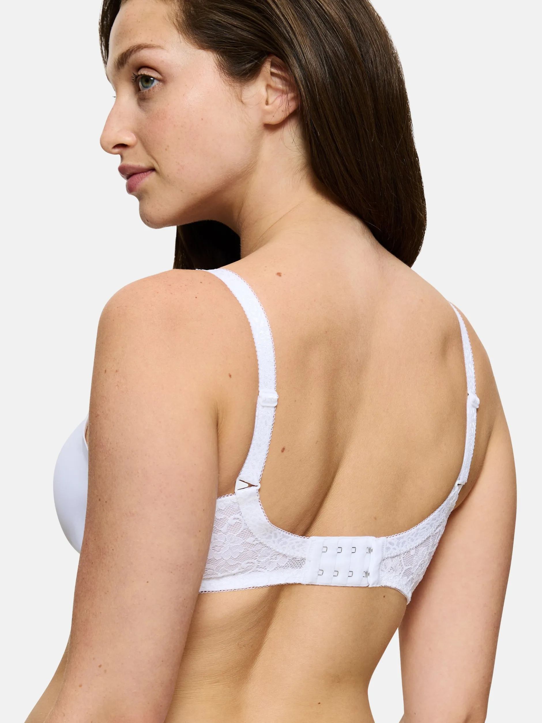Triumph Damen Minimizer-BH ohne Bügel - Amourette in weiß