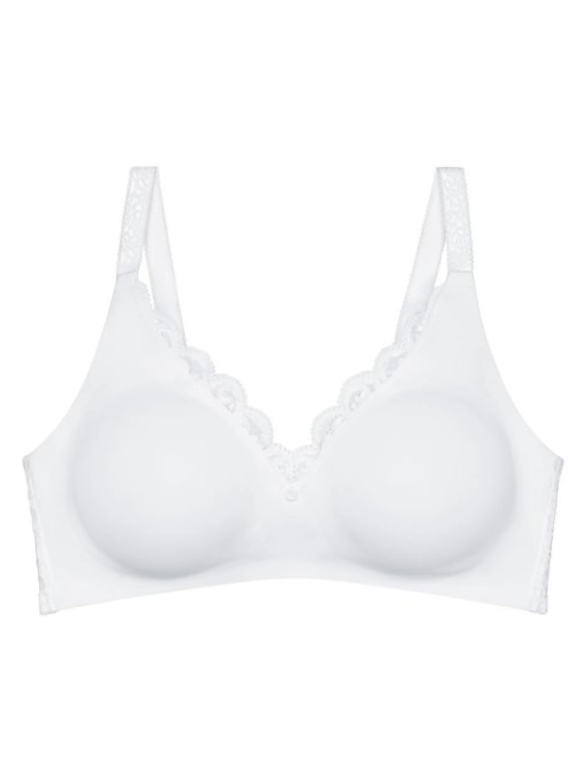 Triumph Damen Minimizer-BH ohne Bügel - Amourette in weiß