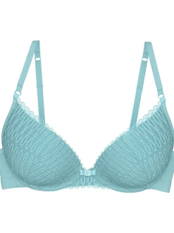 Triumph Damen Push-up-BH - Aura Spotlight in hellblau
