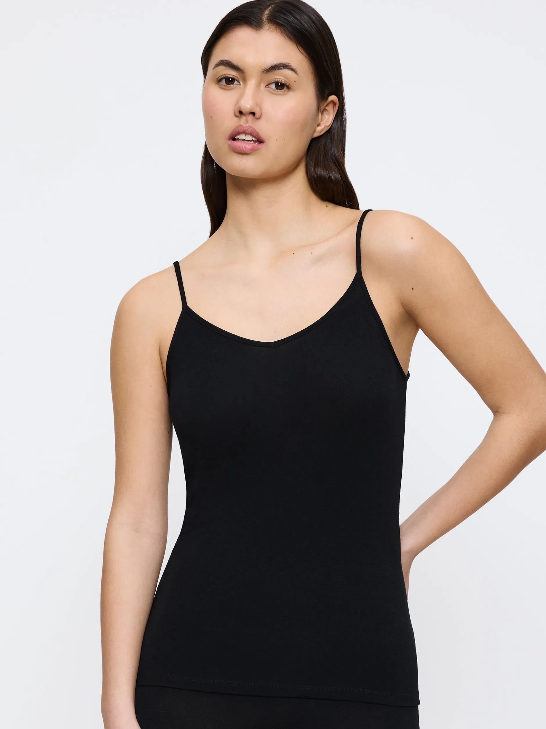 Triumph Damen Spaghettitop - Beauty Layers in schwarz
