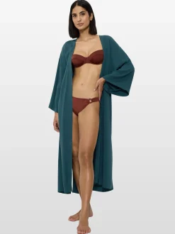 Triumph Damen Strandkleid - Beach MyWear Tunic Robe in marine