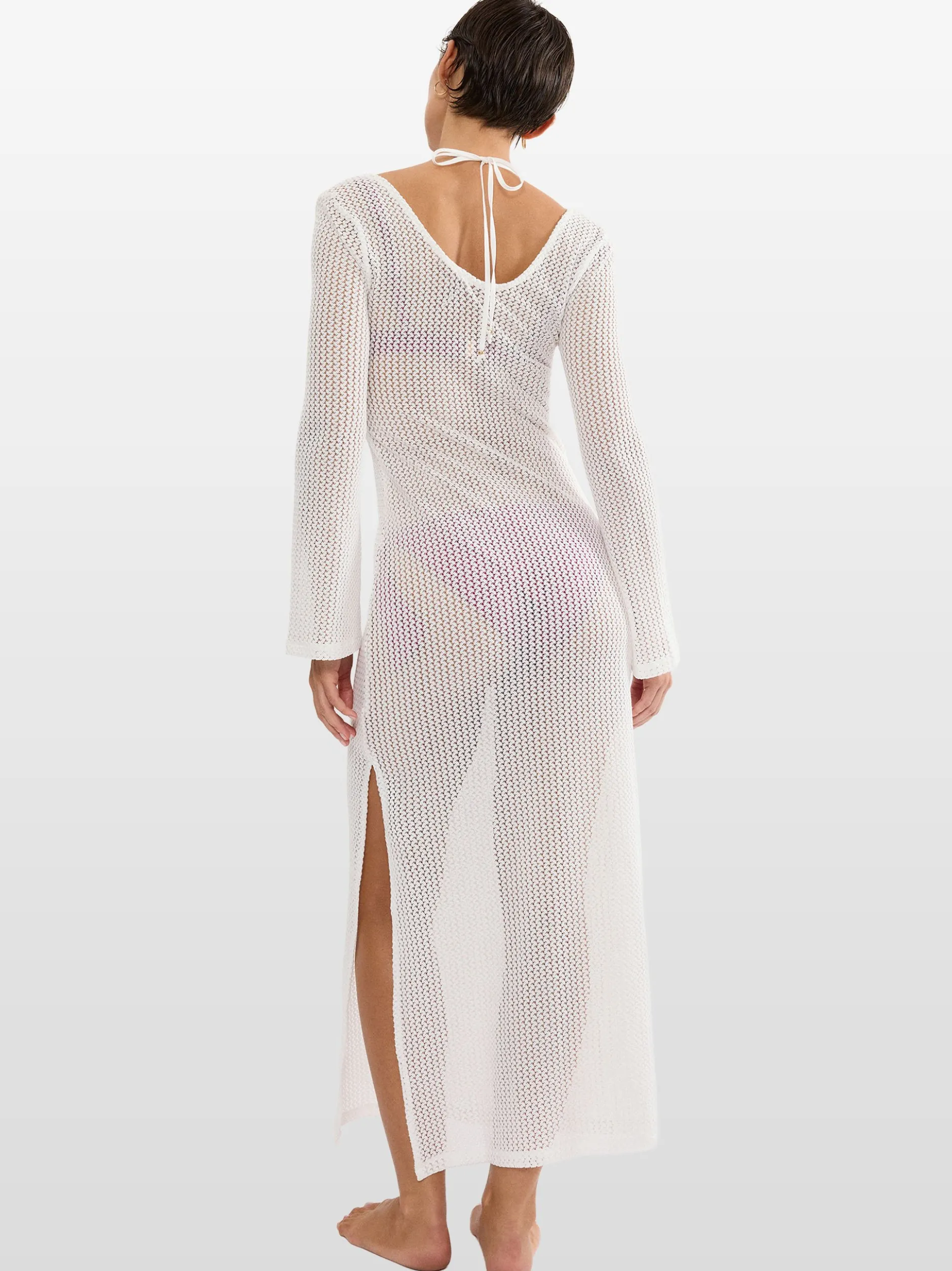 Triumph Damen Strandkleid - Red Label Beach MyWear in weiß