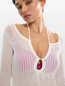 Triumph Damen Strandkleid - Red Label Beach MyWear in weiß