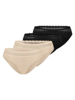 Triumph Damen Tai Slip - 4er Pack Feel of Modal in braun