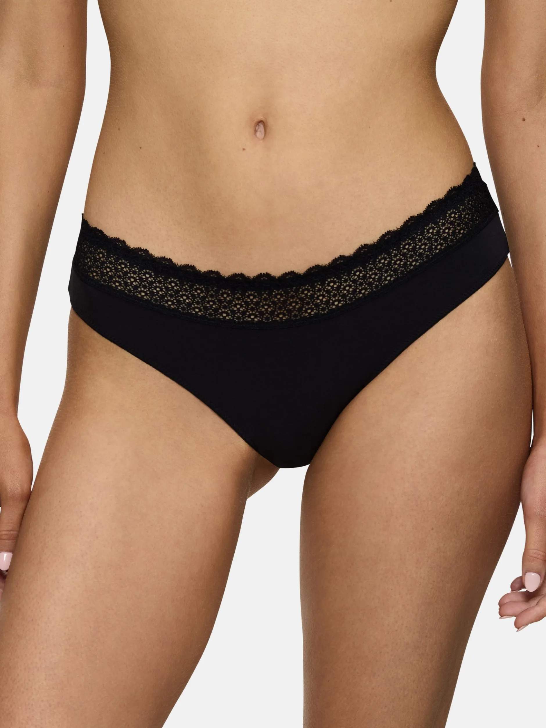 Triumph Damen Tai Slip - 6er Pack Feel of Modal in schwarz