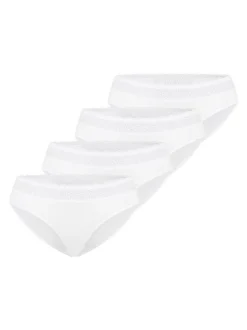 Triumph Damen Tai Slip - 4er Pack Feel of Modal in weiß
