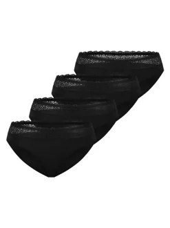 Triumph Damen Tai Slip - 4er Pack Feel of Modal in schwarz