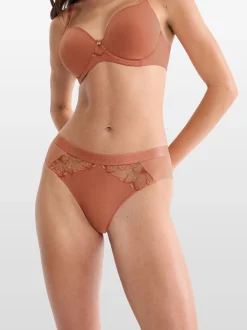 Triumph Damen Tai-Slip - Florale Wild Azalea Florale in orange