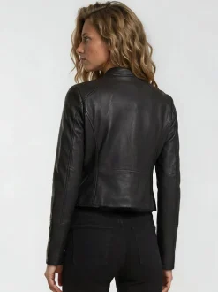Trueprodigy Damen Bikerjacke - Vega in schwarz