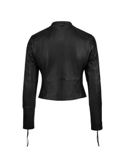 Trueprodigy Damen Bikerjacke - Vega in schwarz