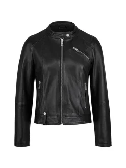 Trueprodigy Damen Lederjacke - Teona in schwarz