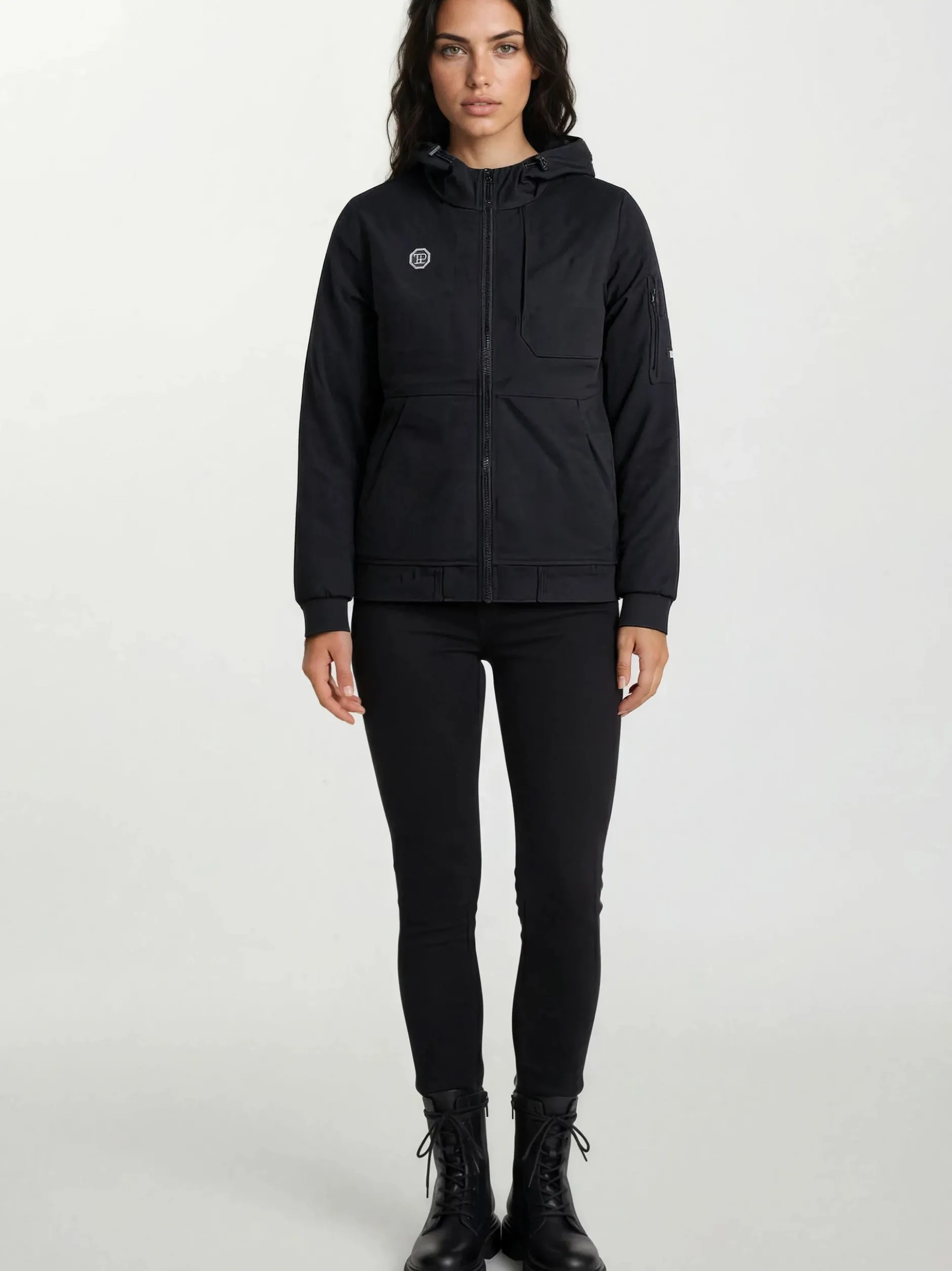 Trueprodigy Damen Outdoorjacke in schwarz
