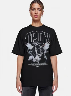 Trueprodigy Damen Oversize-Shirt - Yuki F in schwarz