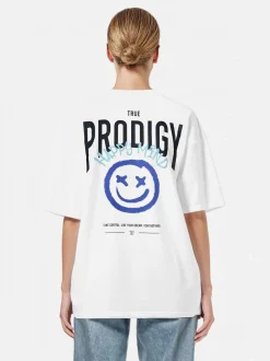 Trueprodigy Damen Oversize-Shirt - Hajin F in weiß