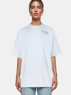 Trueprodigy Damen Oversize-Shirt - Marin F in hellgrau