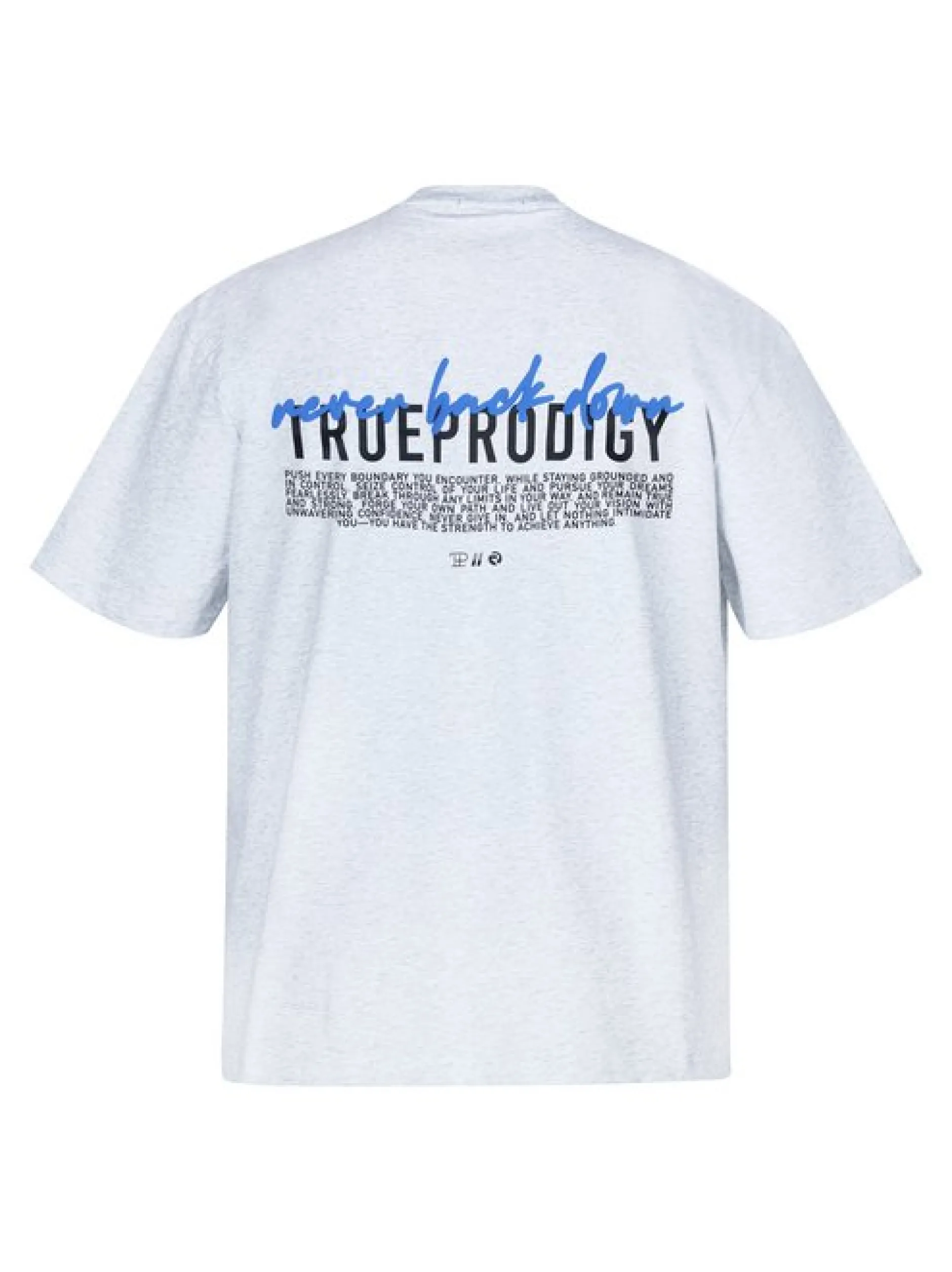 Trueprodigy Damen Oversize-Shirt - Lior F in hellgrau