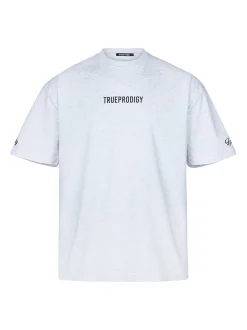 Trueprodigy Damen Oversize-Shirt - Kai F in hellgrau