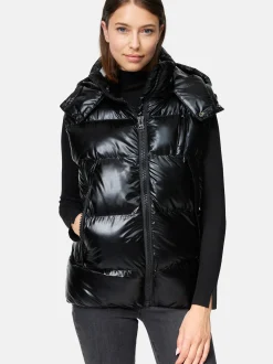 Trueprodigy Damen Steppweste - Darko F in schwarz