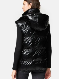 Trueprodigy Damen Steppweste - Darko F in schwarz