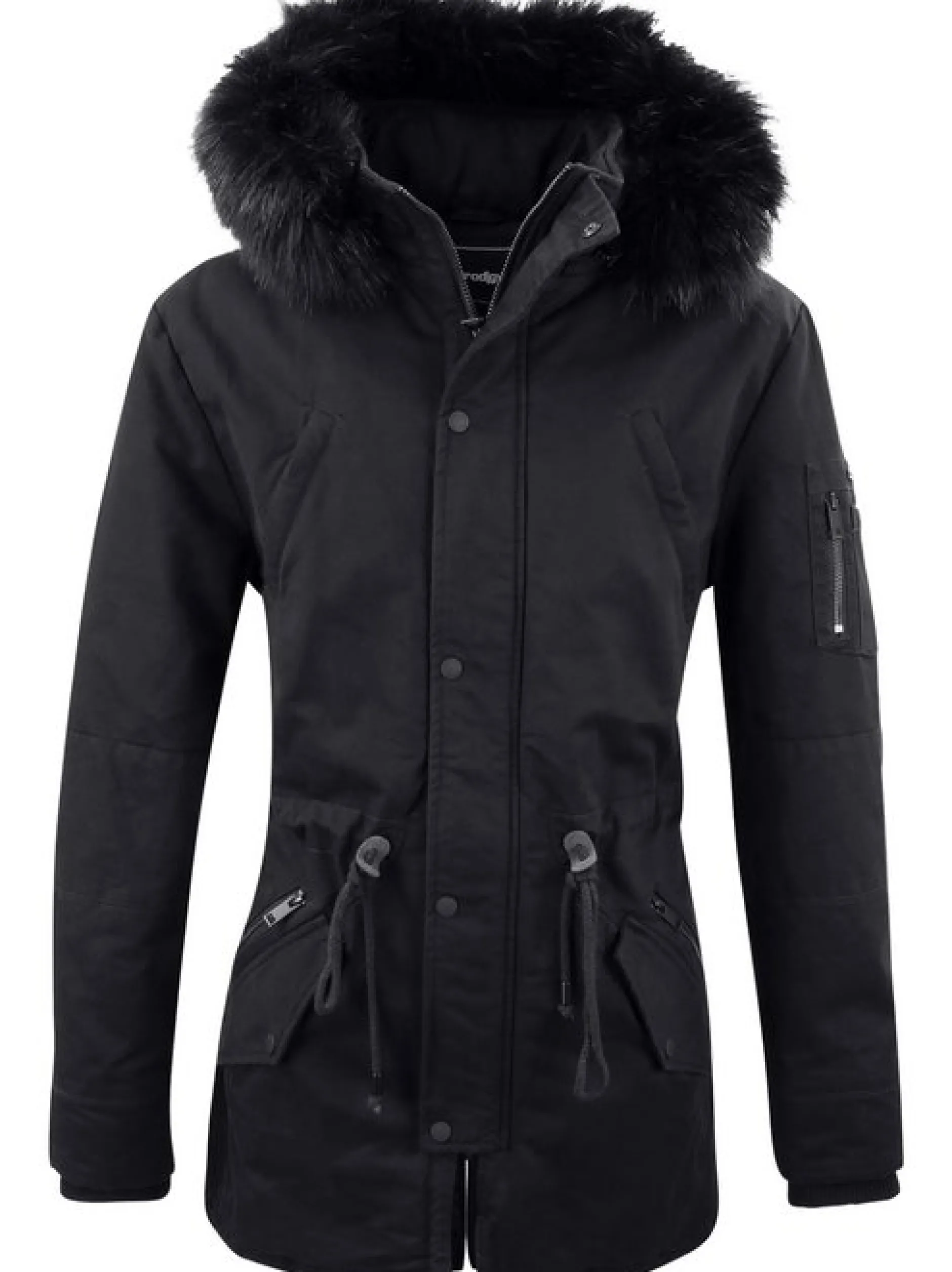 Trueprodigy Damen Winterjacke - Julius F in schwarz