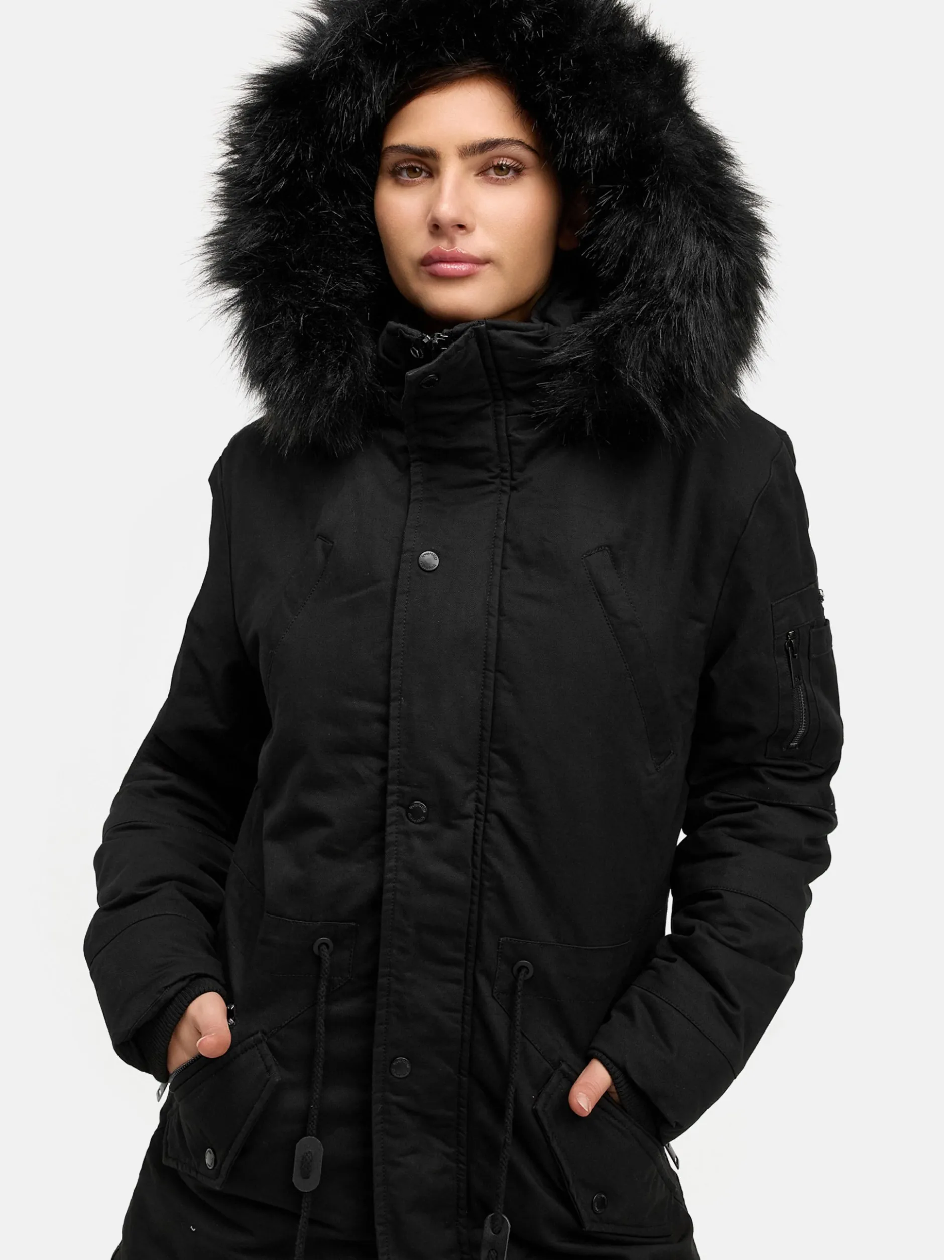 Trueprodigy Damen Winterjacke - Julius F in schwarz