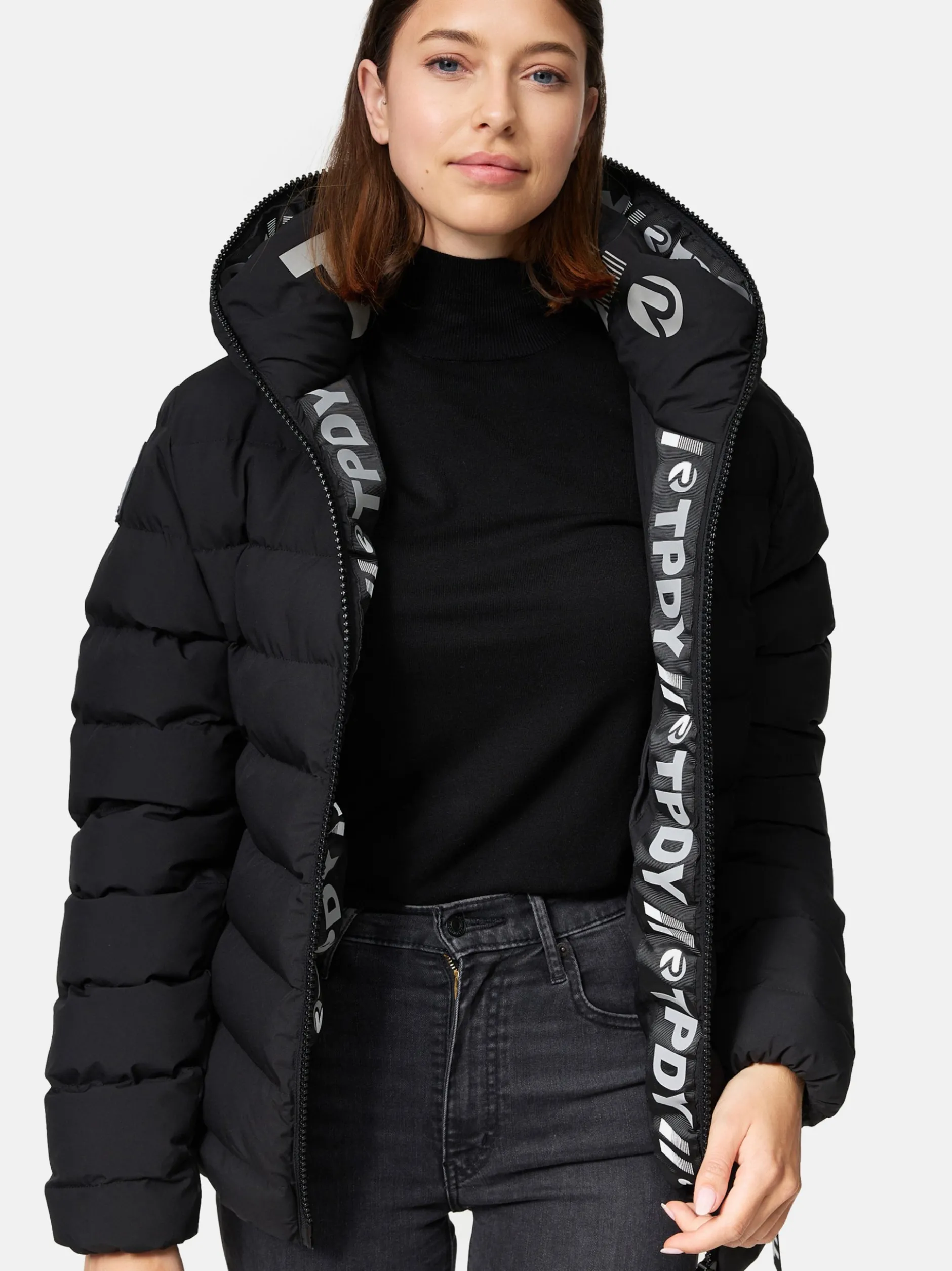 Trueprodigy Damen Winterjacke - Neo F in schwarz