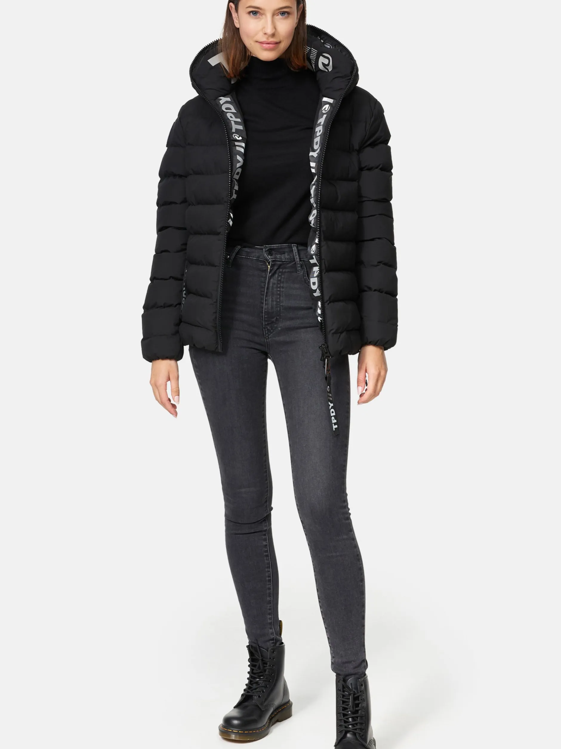 Trueprodigy Damen Winterjacke - Neo F in schwarz