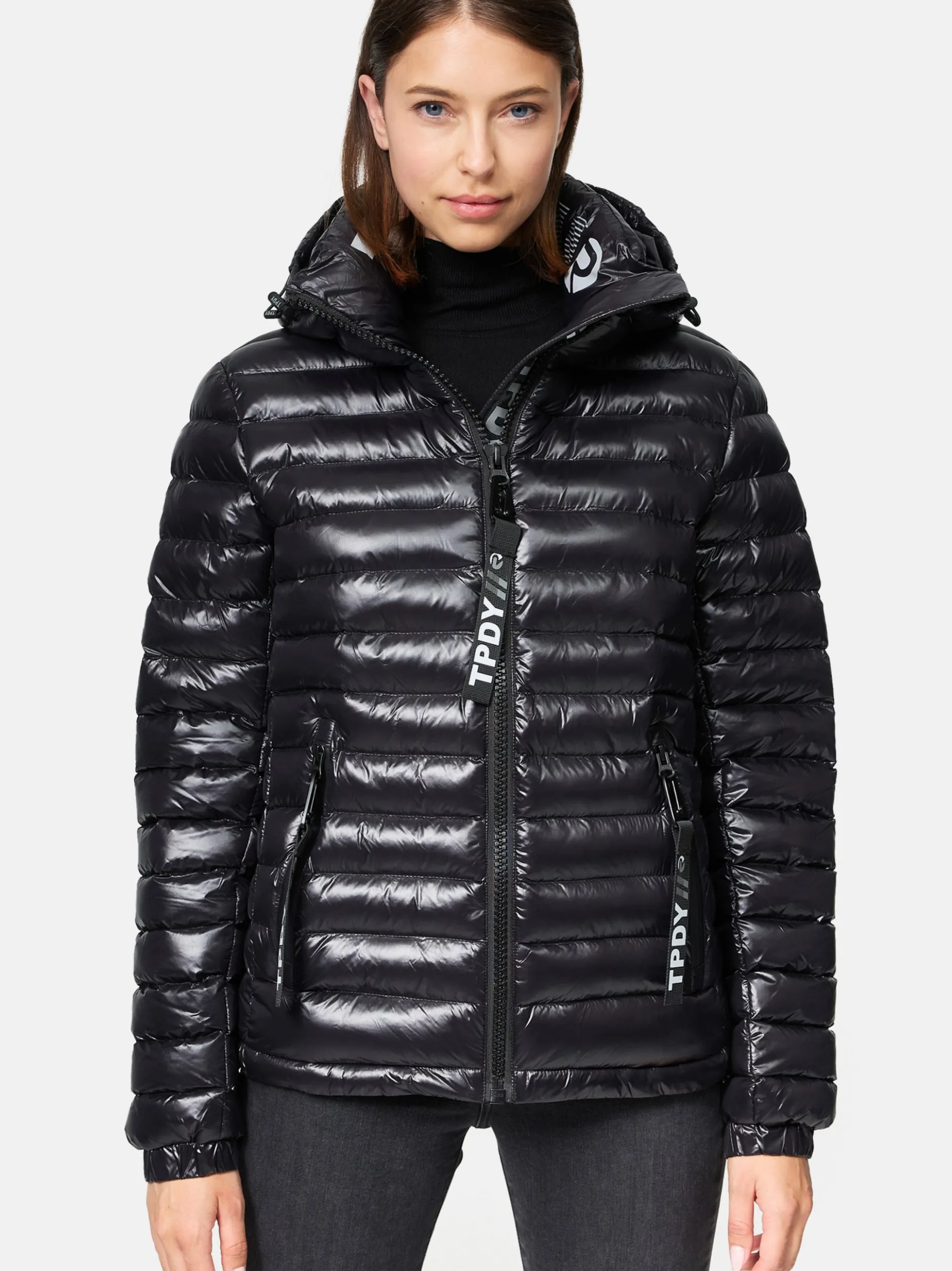 Trueprodigy Damen Winterjacke - Adan F in schwarz