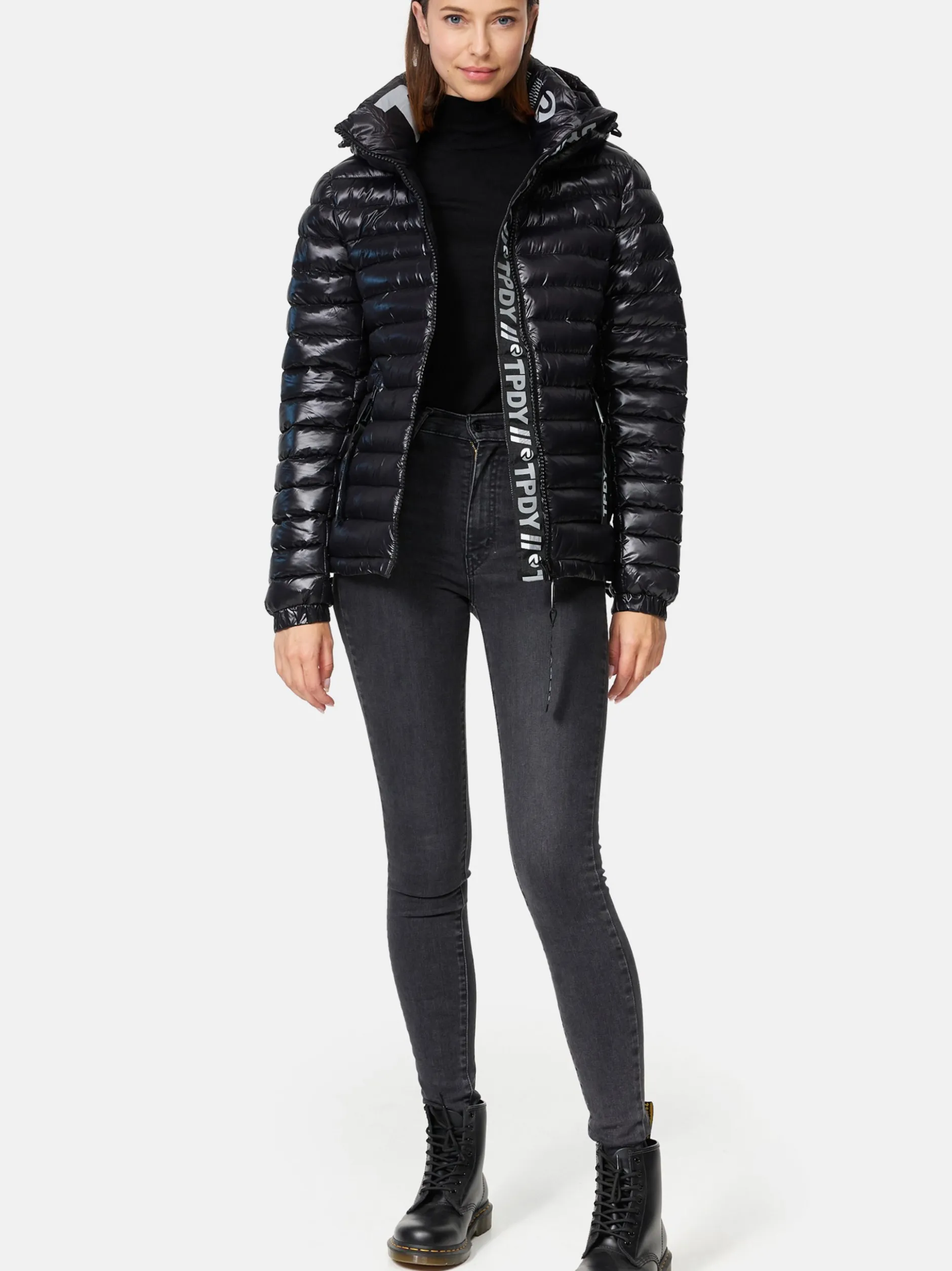 Trueprodigy Damen Winterjacke - Adan F in schwarz