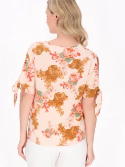 Usha Damen Bluse in beige