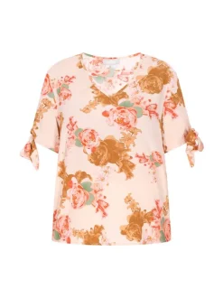 Usha Damen Bluse in beige