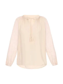 Usha Damen Bluse in beige