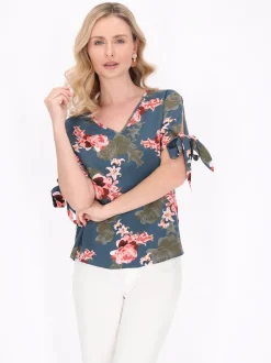 Usha Damen Bluse in grün