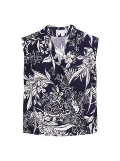 Usha Damen Bluse in marine